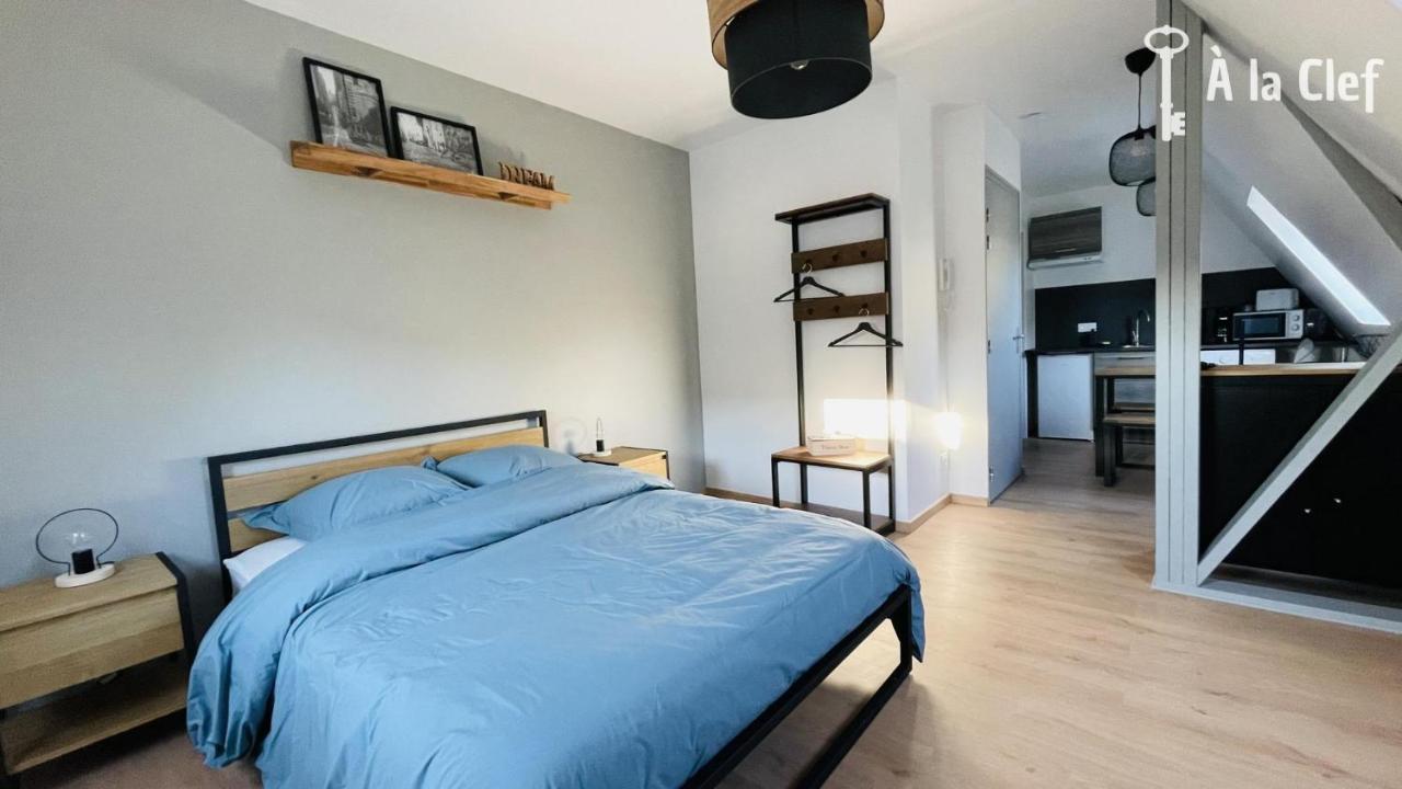 A La Clef - Charmant Studio Proche Gare Et Centre - Ideal Pro & Couple - Wifi Льо Ман Екстериор снимка